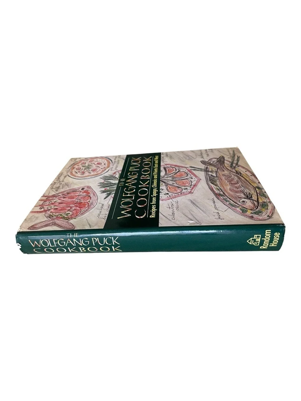 Vintage 1986 “The Wolfgang Puck Cookbook” by W. Puck HC DJ Random House First Ed
